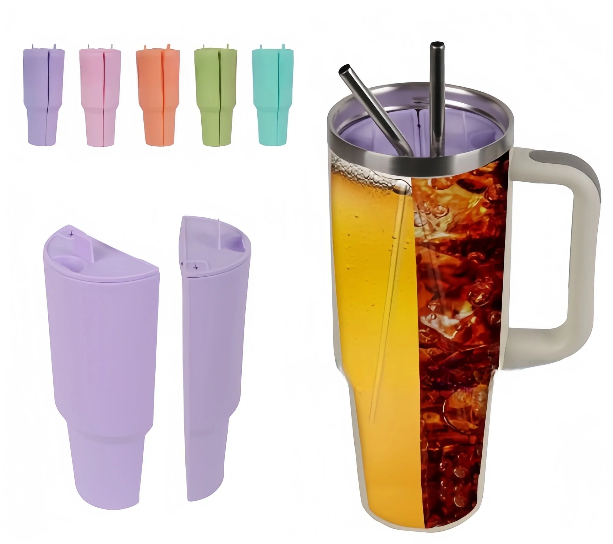 2-in-1 Drink Separator for 40oz Stanley Tumbler