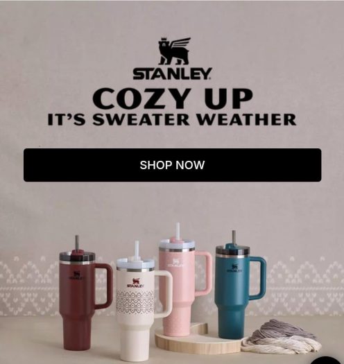 Stanley Sweater Weather Exclusive Quencher Tumbler 40 Oz