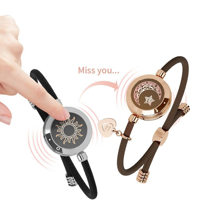 Sun-Moon Smart Sensing Couples Bracelet