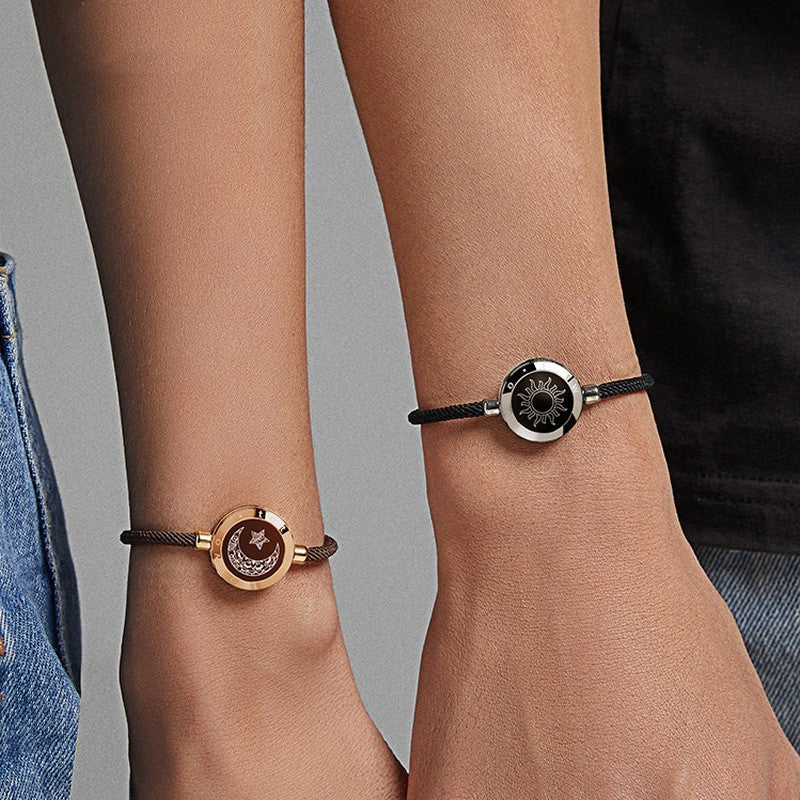 Sun-Moon Smart Sensing Couples Bracelet