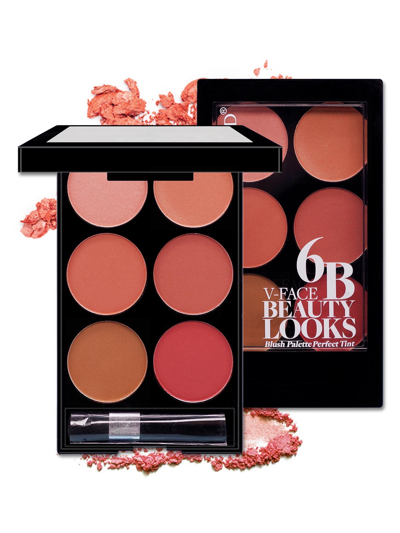 Multi-color Six-Color Blush