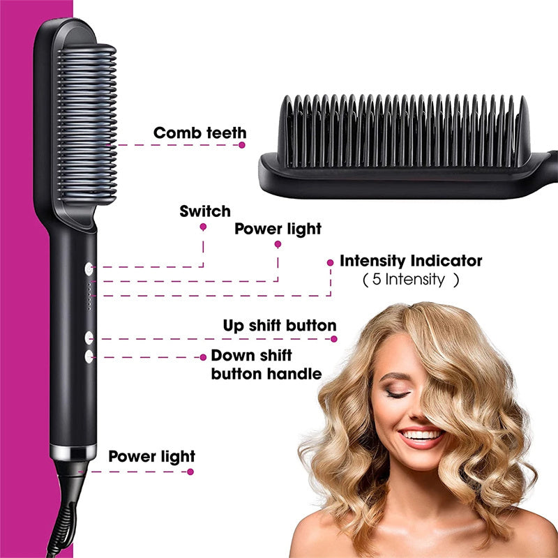 New 2 In 1 Hair Straightener and Curling Tong