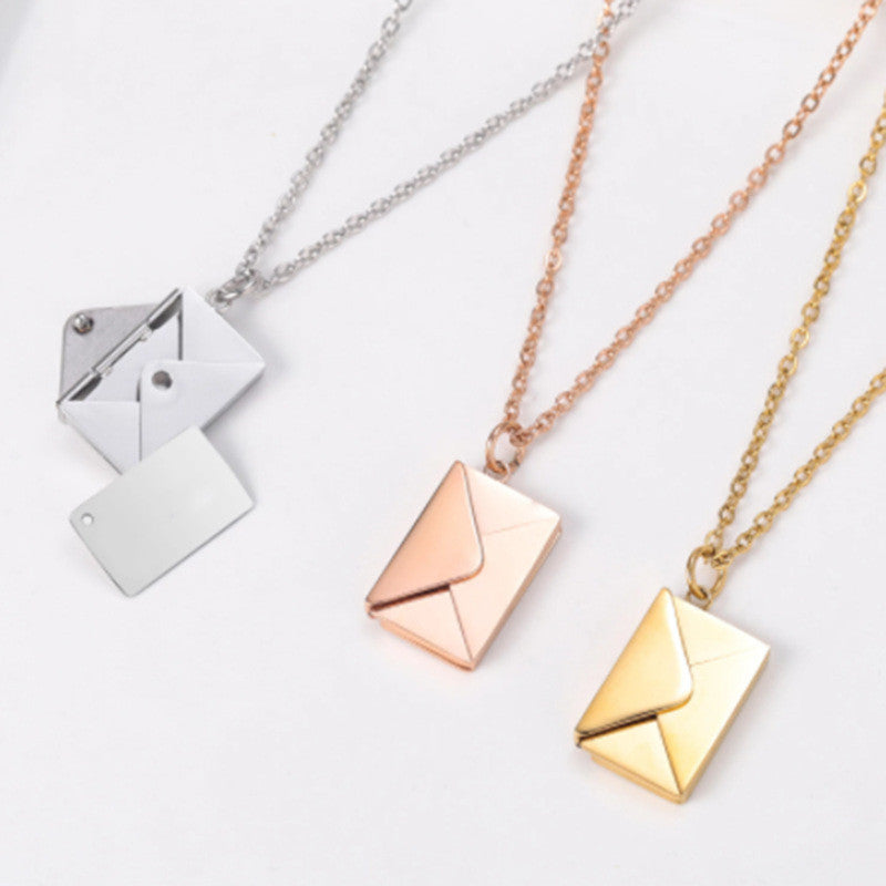 Envelope Lovers Necklace