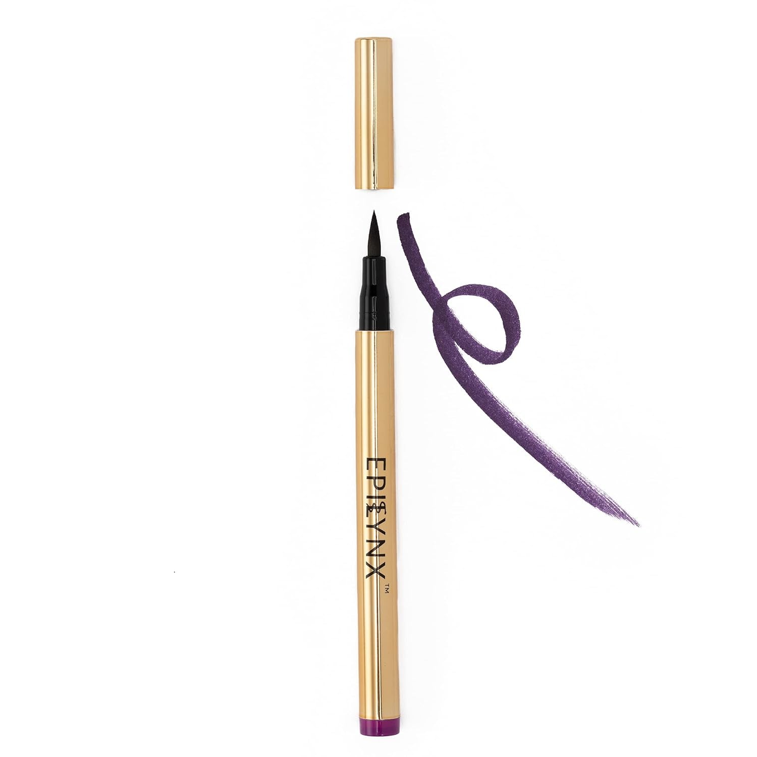 Vegan Gluten & Allergen Free Liquid Eyeliner Pencil | Long Lasting Waterproof Eyeliner with Precision Tip | 2Ml | Purple by Dr. Liia