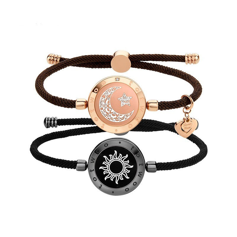 Sun-Moon Smart Sensing Couples Bracelet