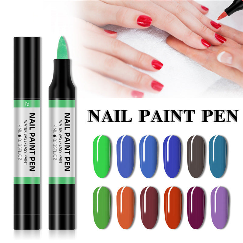 24 Color Nail Polish Painting Pen
