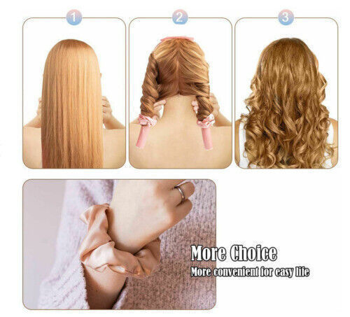 Silk Ribbon Heated Hair Curlers