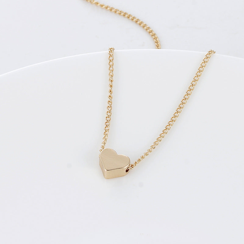 Gold Color Double-sided Love Pendant