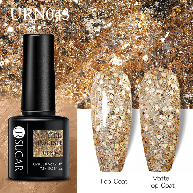 Glitter Gel Winter Nail Polish