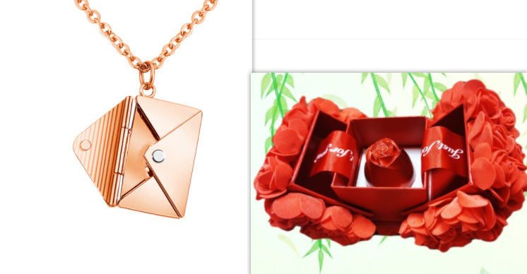 Envelope Lovers Necklace