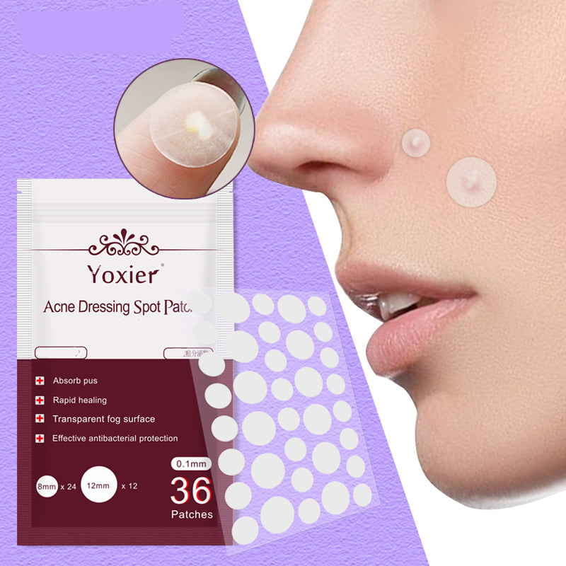 Apósito para el acné y tratamiento de imperfecciones, pegatinas invisibles para el acné, juego de removedor de espinillas, crema facial