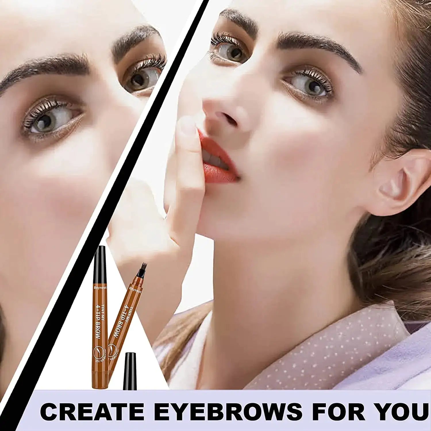 Water-resistant Microblading Eye Brow Pen