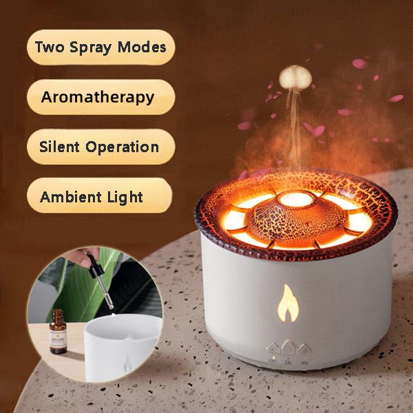 New  Ultrasonic Aromatherapy Oil Humidifier Machine Spray