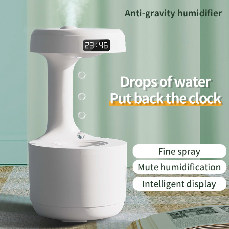 Aroma Diffuser Anti-Gravity Humidifier With Clock