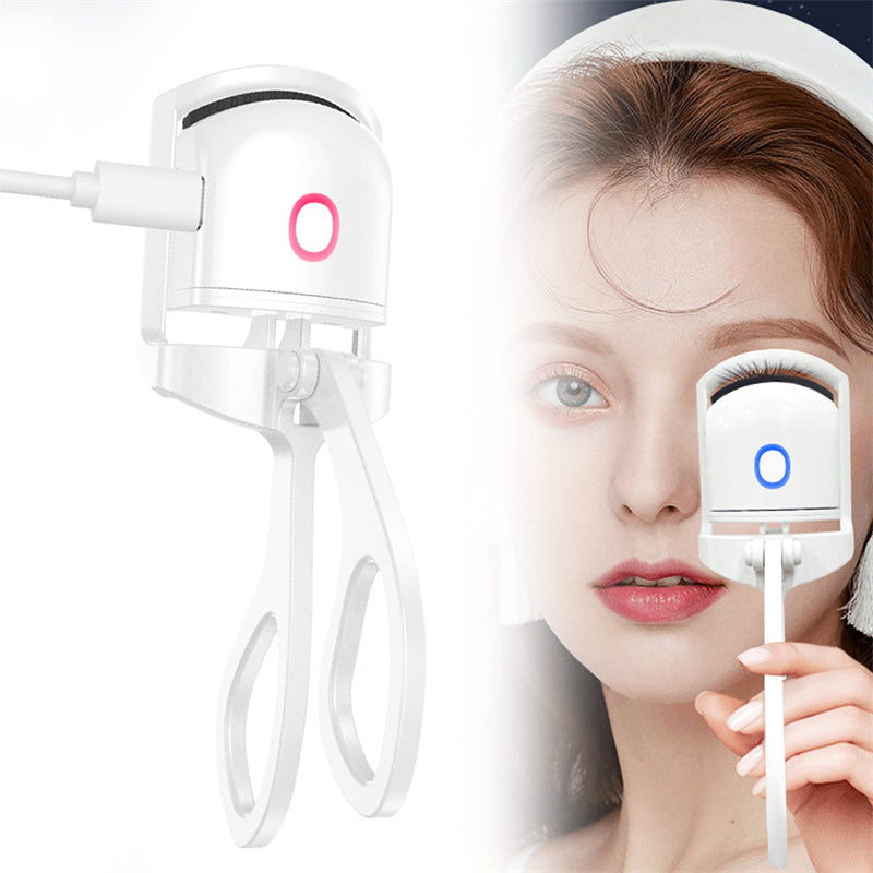 Mini Heated Eyelash Curler with Temperature Control