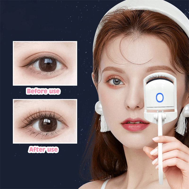 Mini Heated Eyelash Curler with Temperature Control